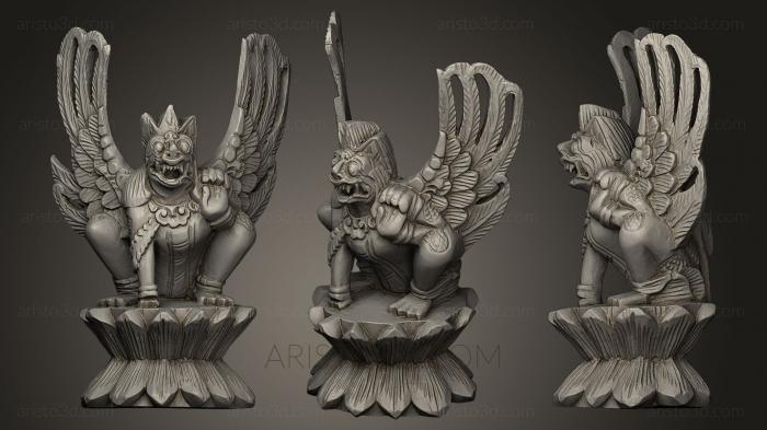 Figurines heroes, monsters and demons (STKM_0017) 3D model for CNC machine